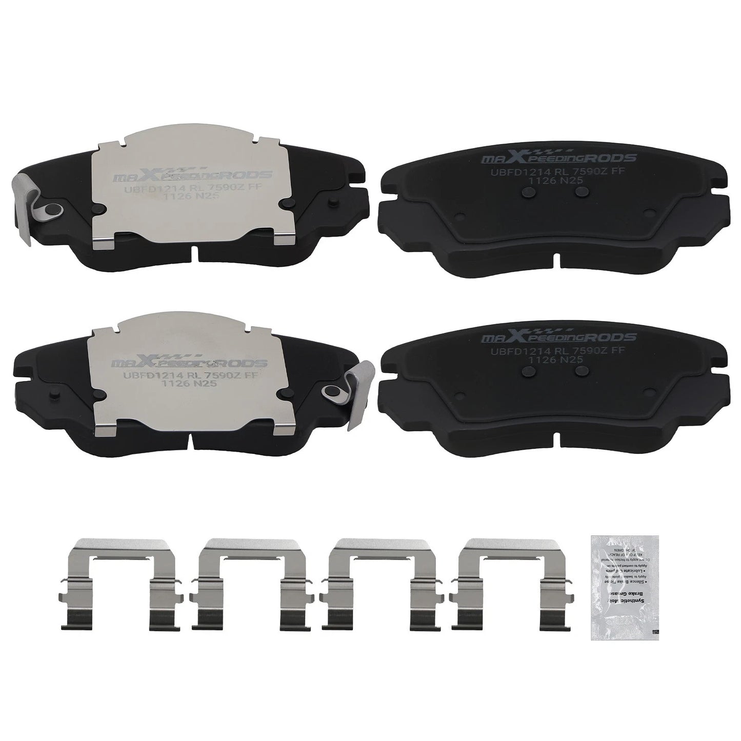 Front Ceramic Brake Pads Set for Chevrolet Equinox 2010–2017 / Impala 2014–2020