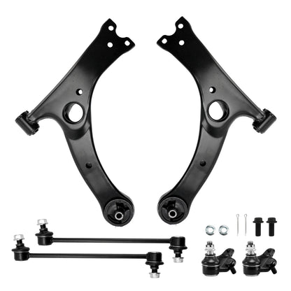 Front Lower Control Arms Ball Joints Sway Bar for Toyota Corolla (2003–2008)