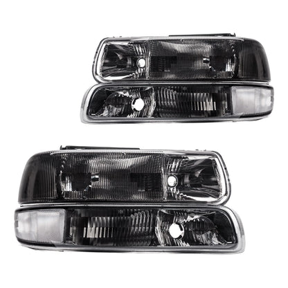 Headlight Assembly with Signal Lights for Chevrolet Silverado 1500 (1999–2002)