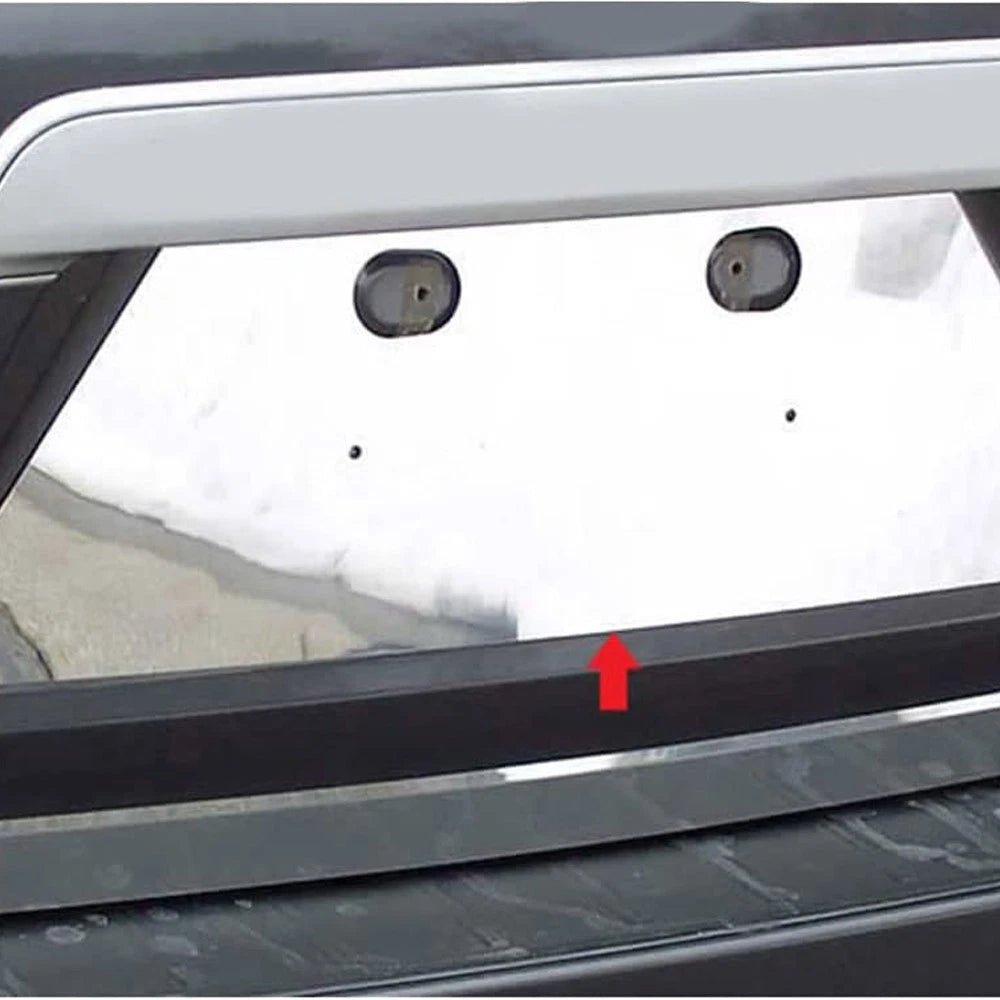 Chrome License Plate Bezel Replacement for Toyota Highlander (2008–2013)