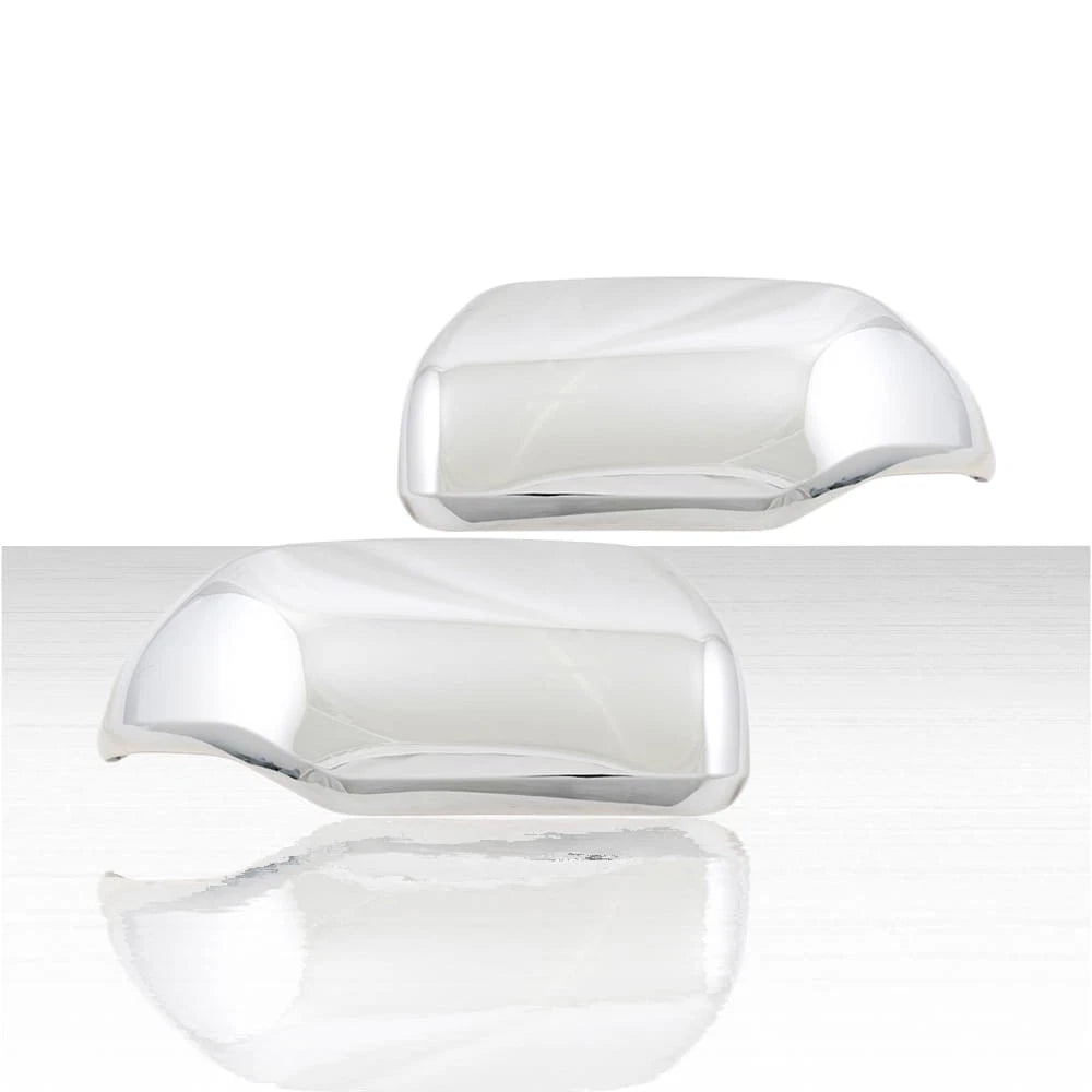 Set of 2 Clip-On Mirror Covers w/Turn Signal for 2022-25 Toyota Tundra - Chrome