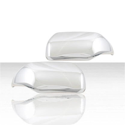 Set of 2 Clip-On Mirror Covers w/Turn Signal for 2022-25 Toyota Tundra - Chrome