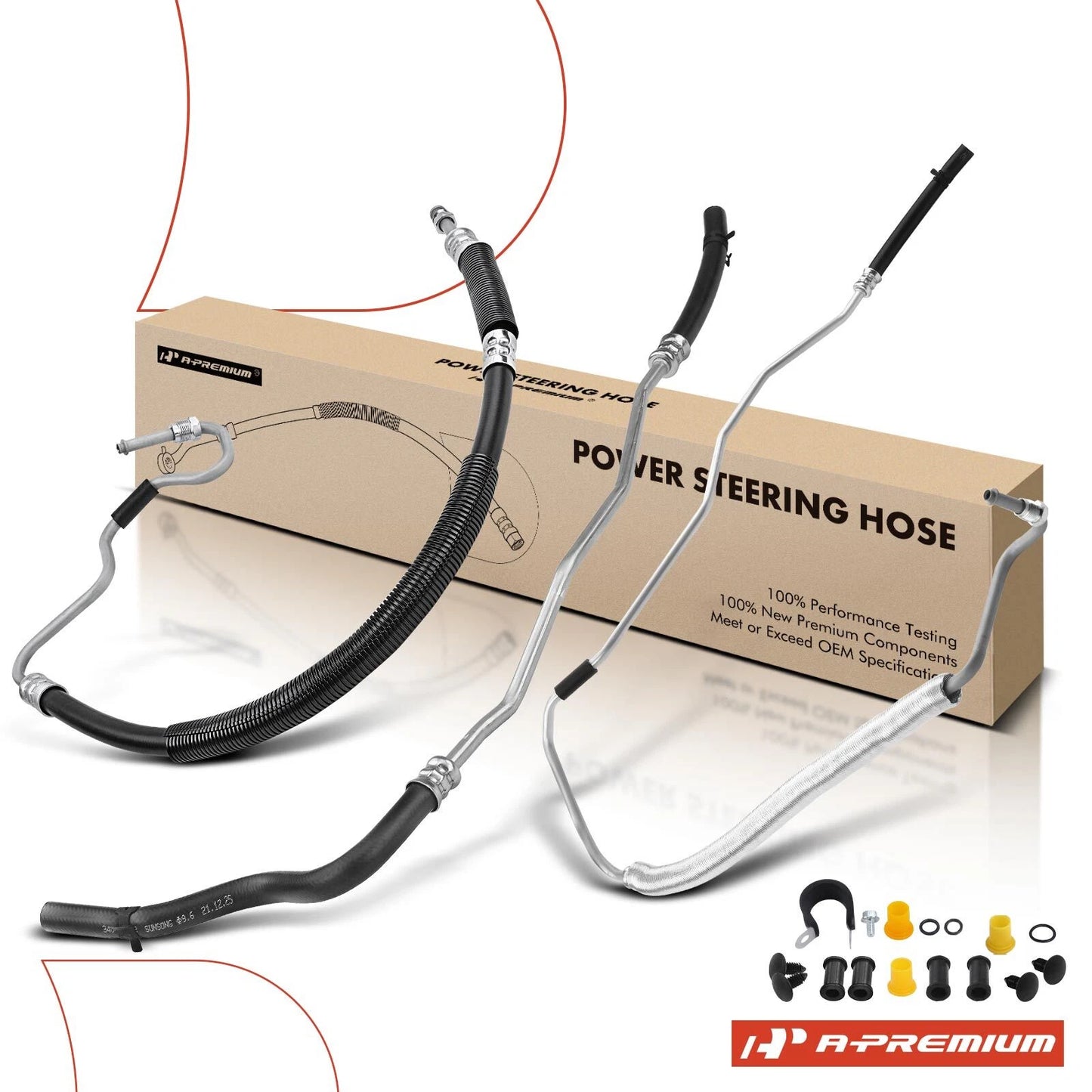 3X Power Steering Pressure Return Hose for Chevy Impala (2014–2016)