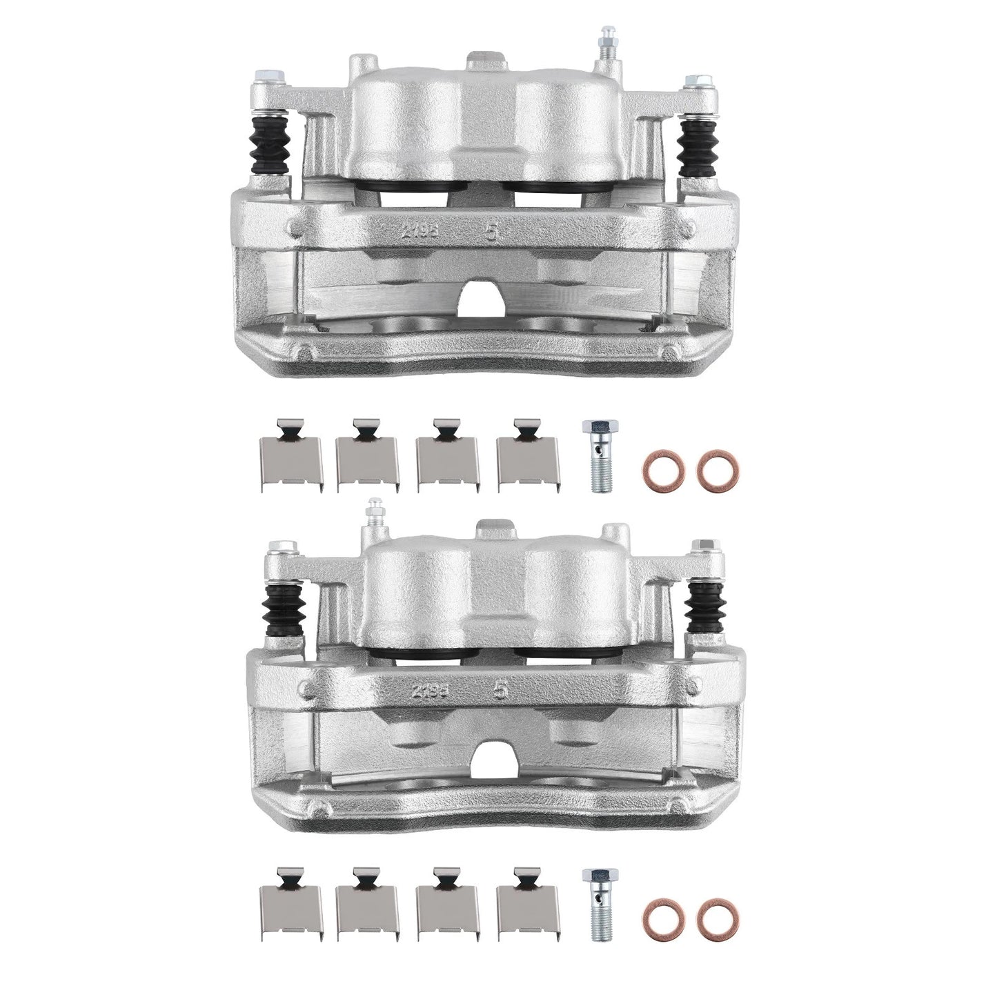 Front Left & Right Brake Calipers w/ Bracket for Ford Expedition F-150 (2015–2020)