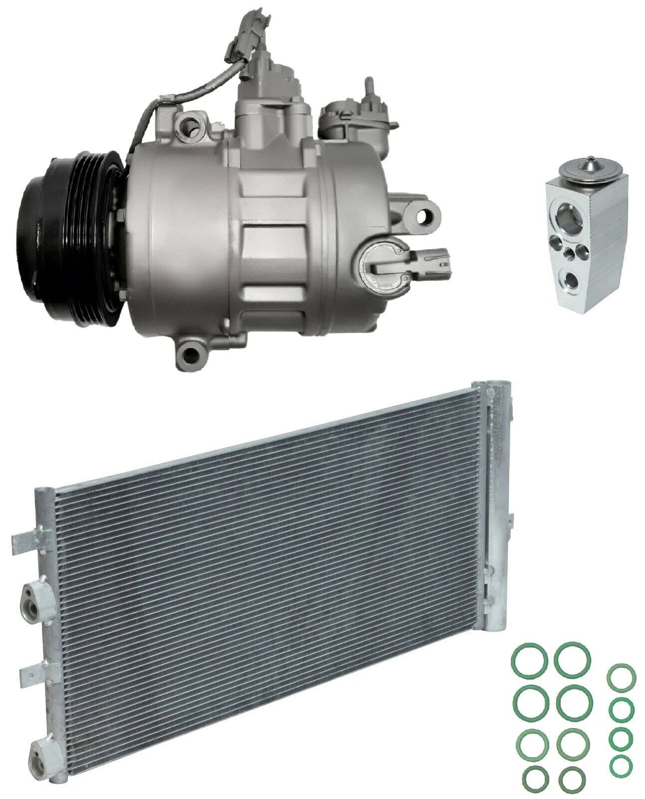 A C Compressor Kit With Condenser for Lincoln MKZ 2.0L (2016–2019)