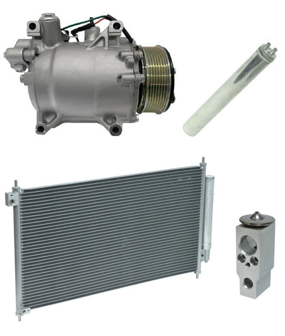 AC Compressor Kit With Condenser for Honda Civic 2.4L (2015–2015)