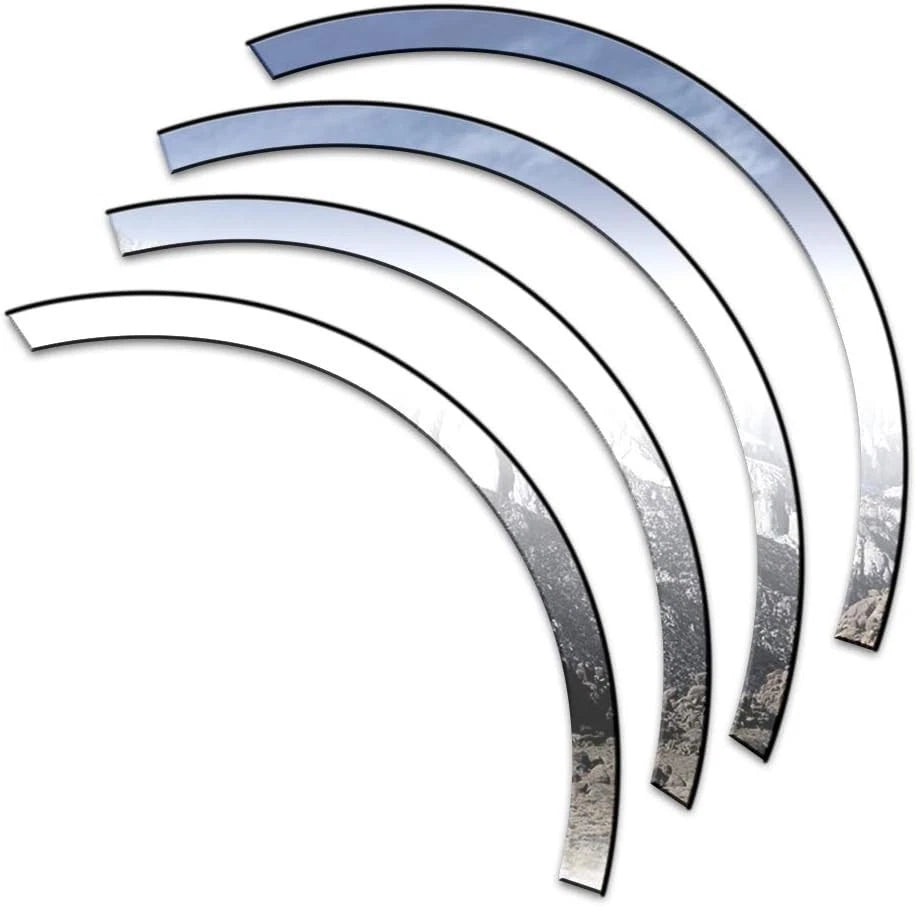 Luxury FX Chrome Fender Trim with Gasket for Ford Focus (2008–2011)