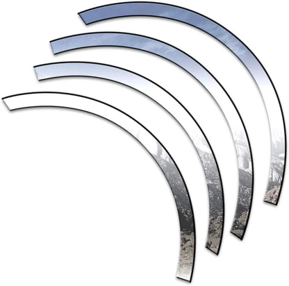 Luxury FX Chrome Fender Trim with Gasket for Ford Focus (2008–2011)