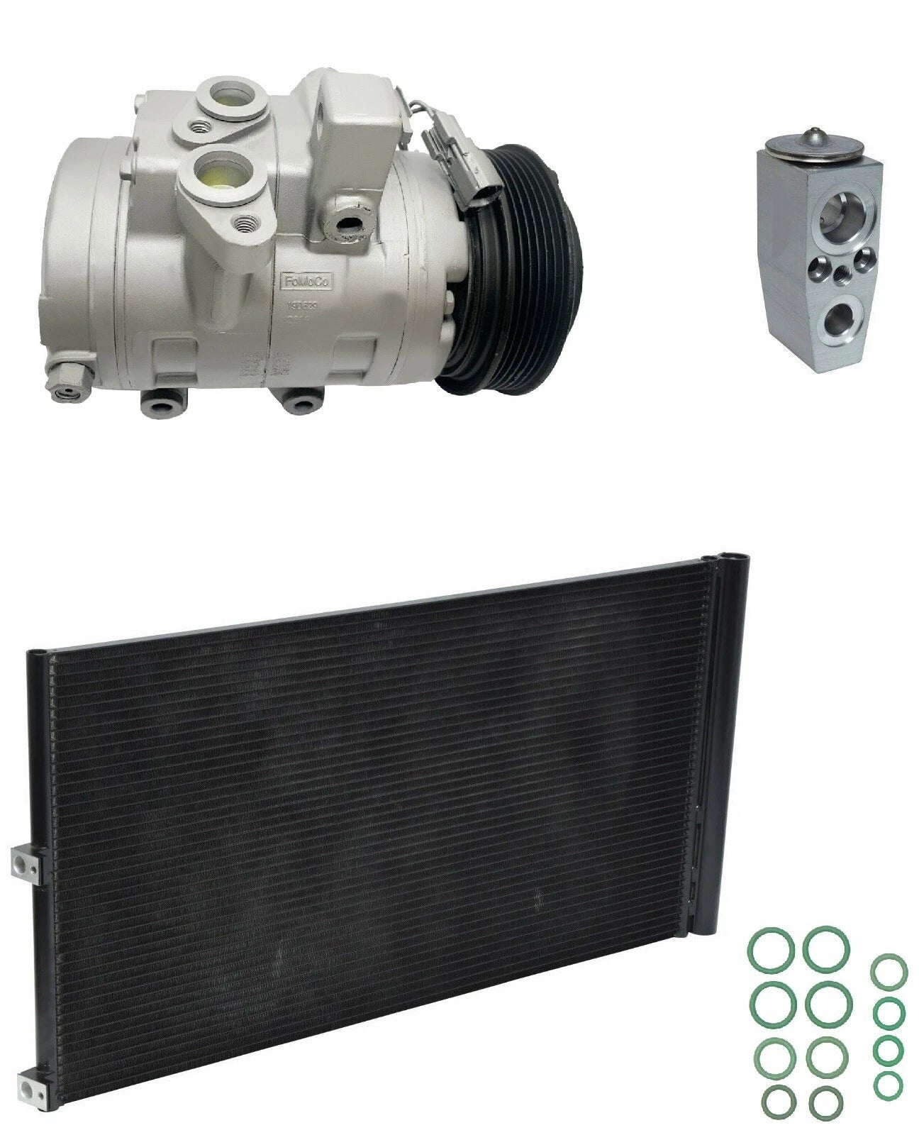 AC Compressor Kit With Condenser for Ford F-150 5.0L (2011–2014)