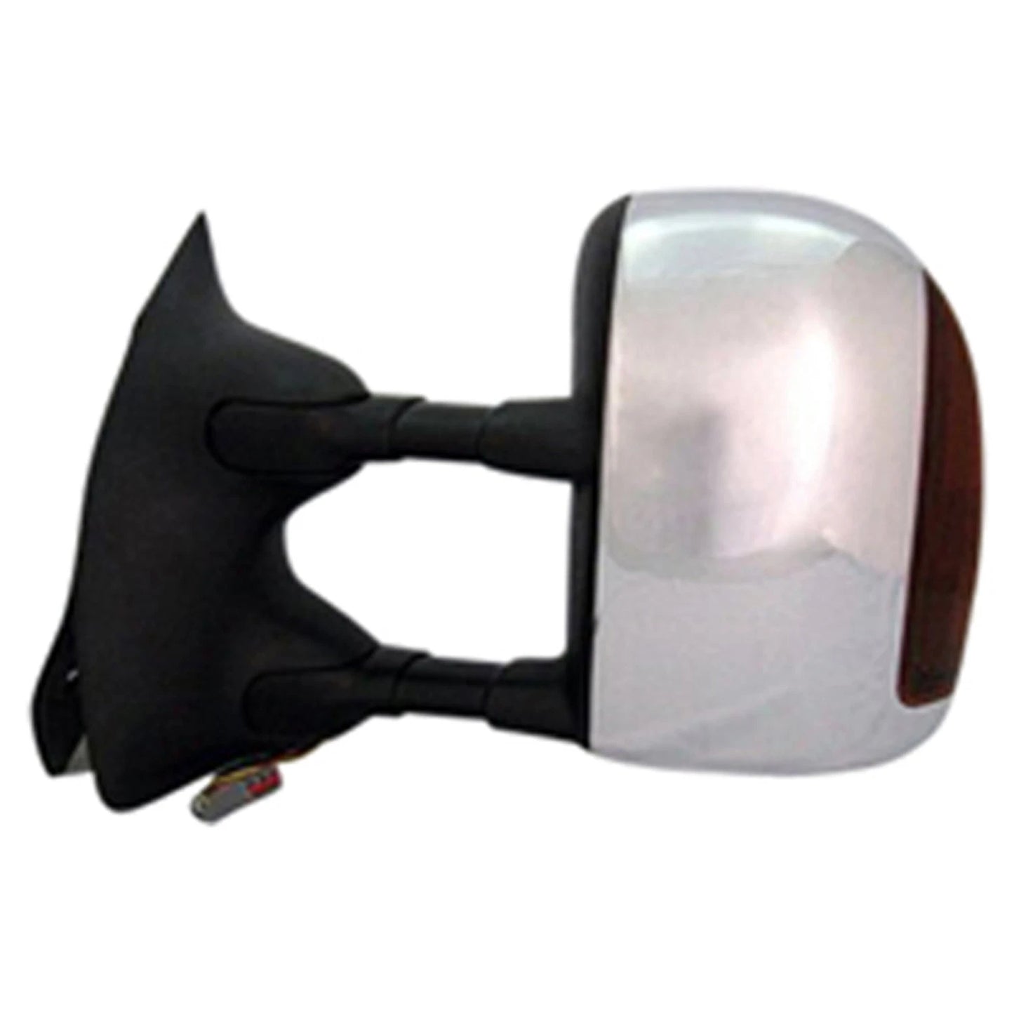 Replacement Chrome Driver Side Power Door Mirror w/Heated Glass w/Turn Signal