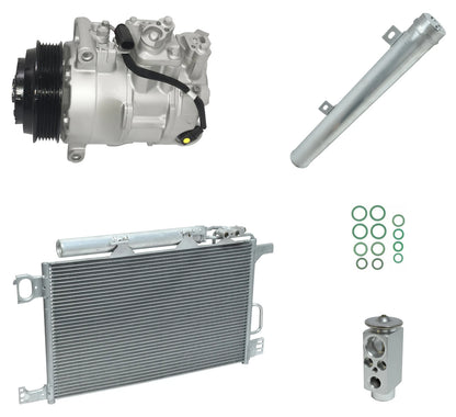 AC Compressor Kit with Condenser for Mercedes CLK63 AMG (2007–2009)