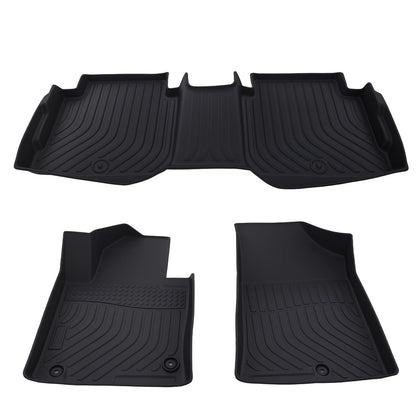 All-Weather TPE Rubber Floor Mats for Kia Optima & Hyundai Sonata (2015–2020)