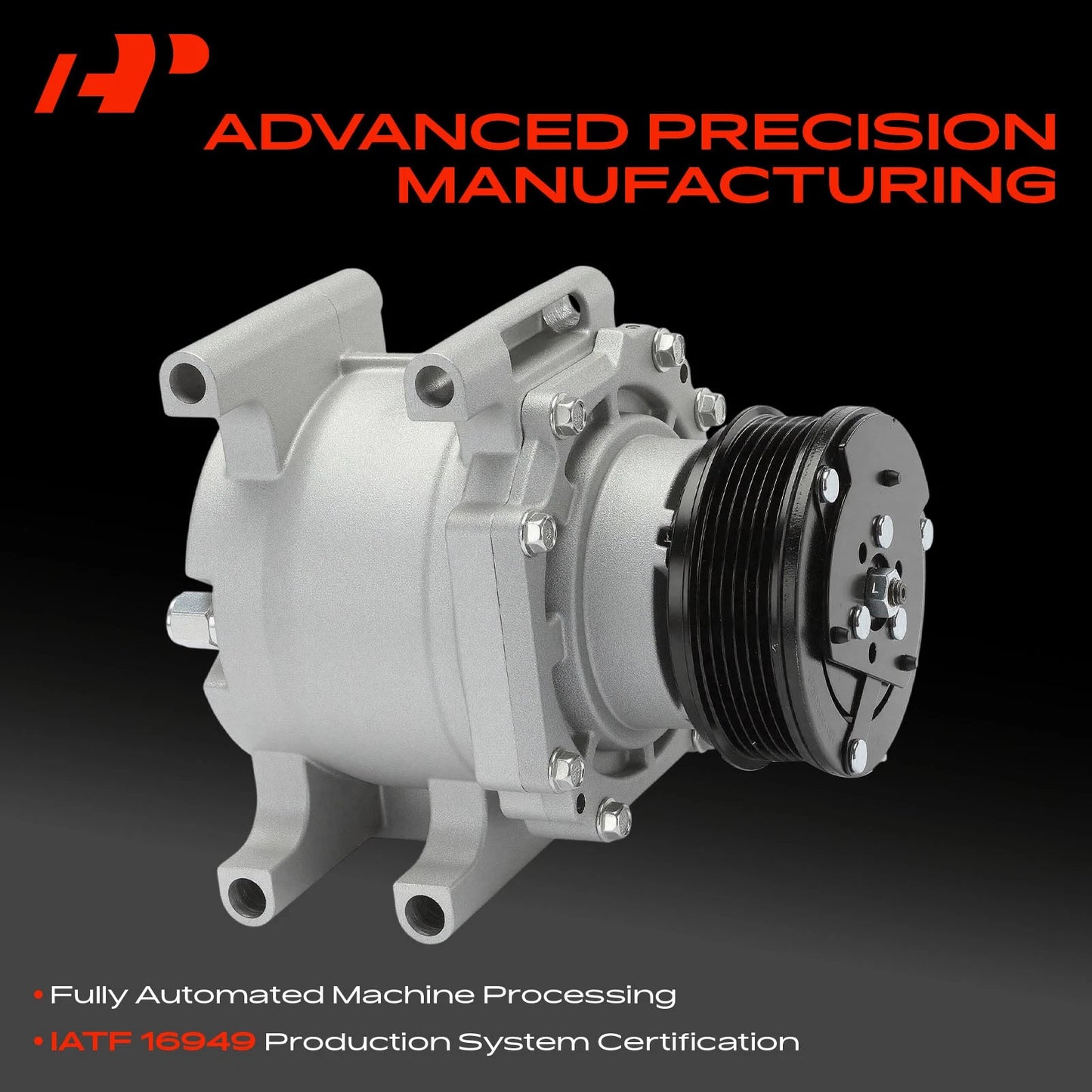 A/C Compressor with Clutch for Chevrolet Trailblazer GMC Envoy (2002–2009)