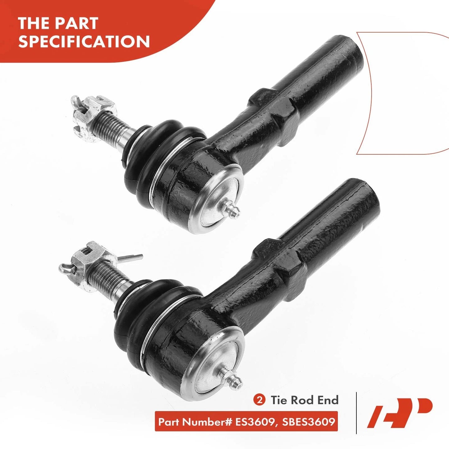 10x Tie Rod End Ball Joint for Chevy Silverado 1500 HD (2001–2007)