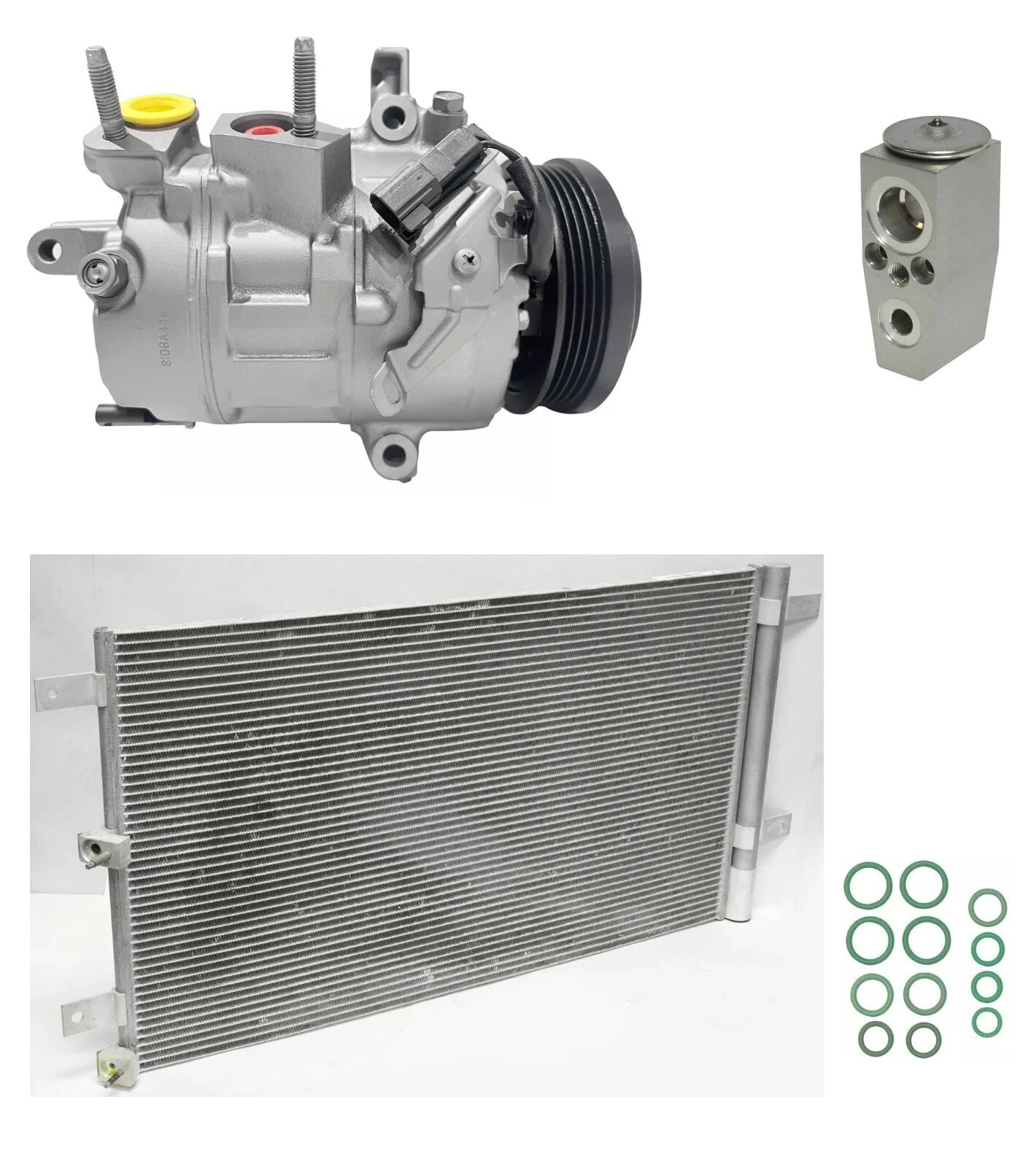 AC Compressor Kit With Condenser for Ford F-150 3.3L V6 (2022–2022)