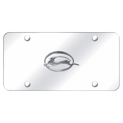 Chrome Logo on Chrome License Plate - Officially Licensed for Chevrolet Impala