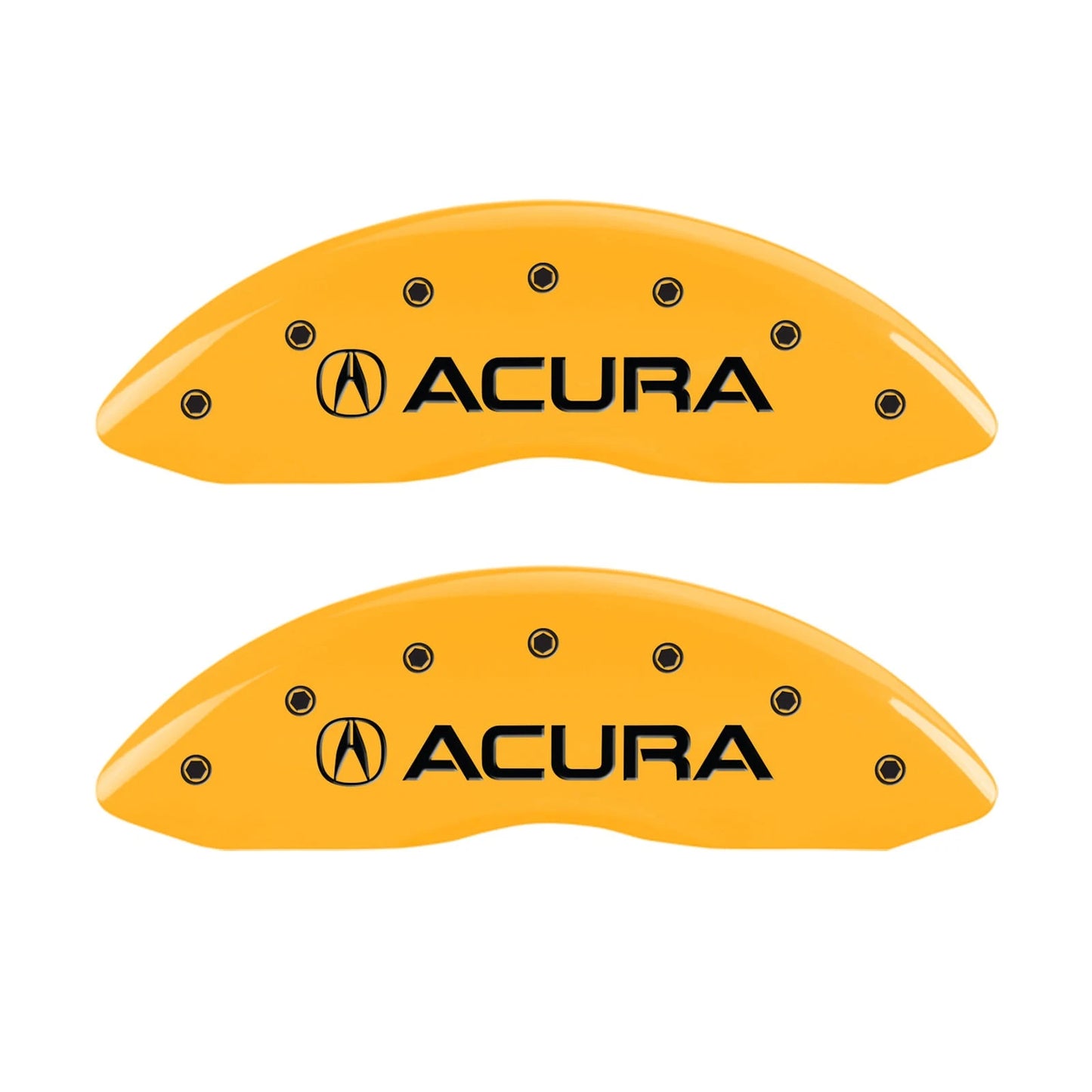 Caliper Covers Set of 4 Yellow for Acura MDX (2014–2016) by MGP