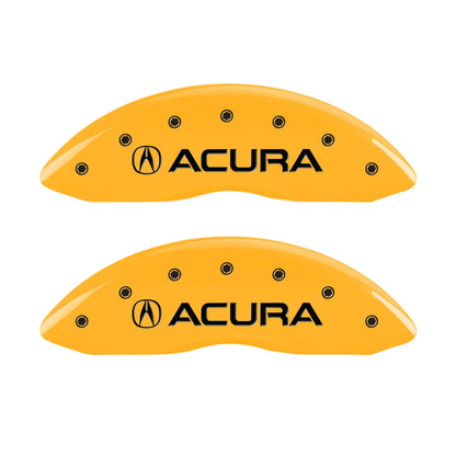 Caliper Covers Set of 4 Yellow for Acura MDX (2014–2016) by MGP