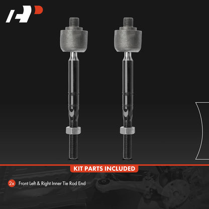 2X Inner Tie Rod End for Mercedes-Benz ML63 AMG ML550 (2006–2015)