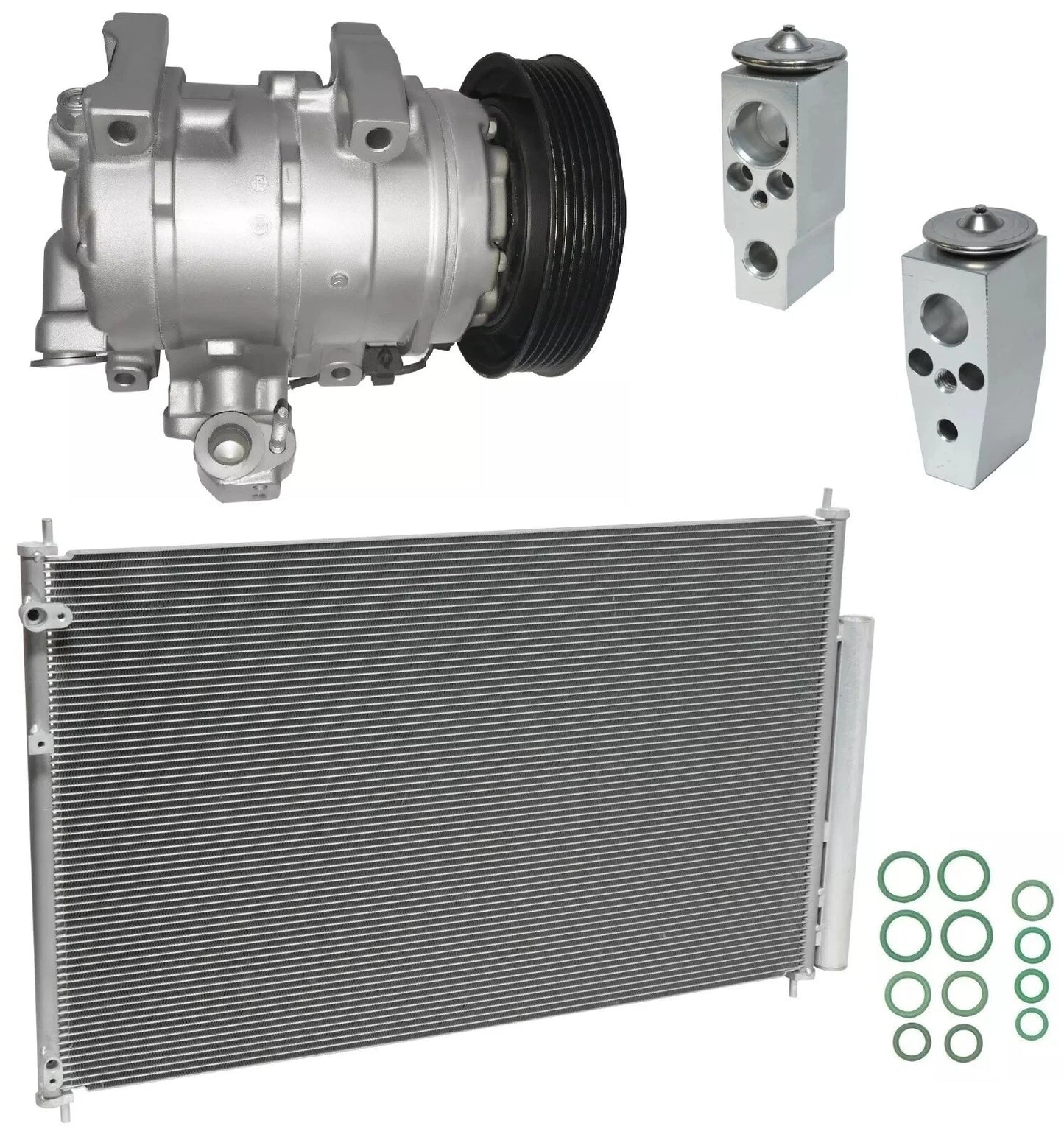 AC Compressor Kit With Condenser for Honda Odyssey 3.5L (2014–2017)