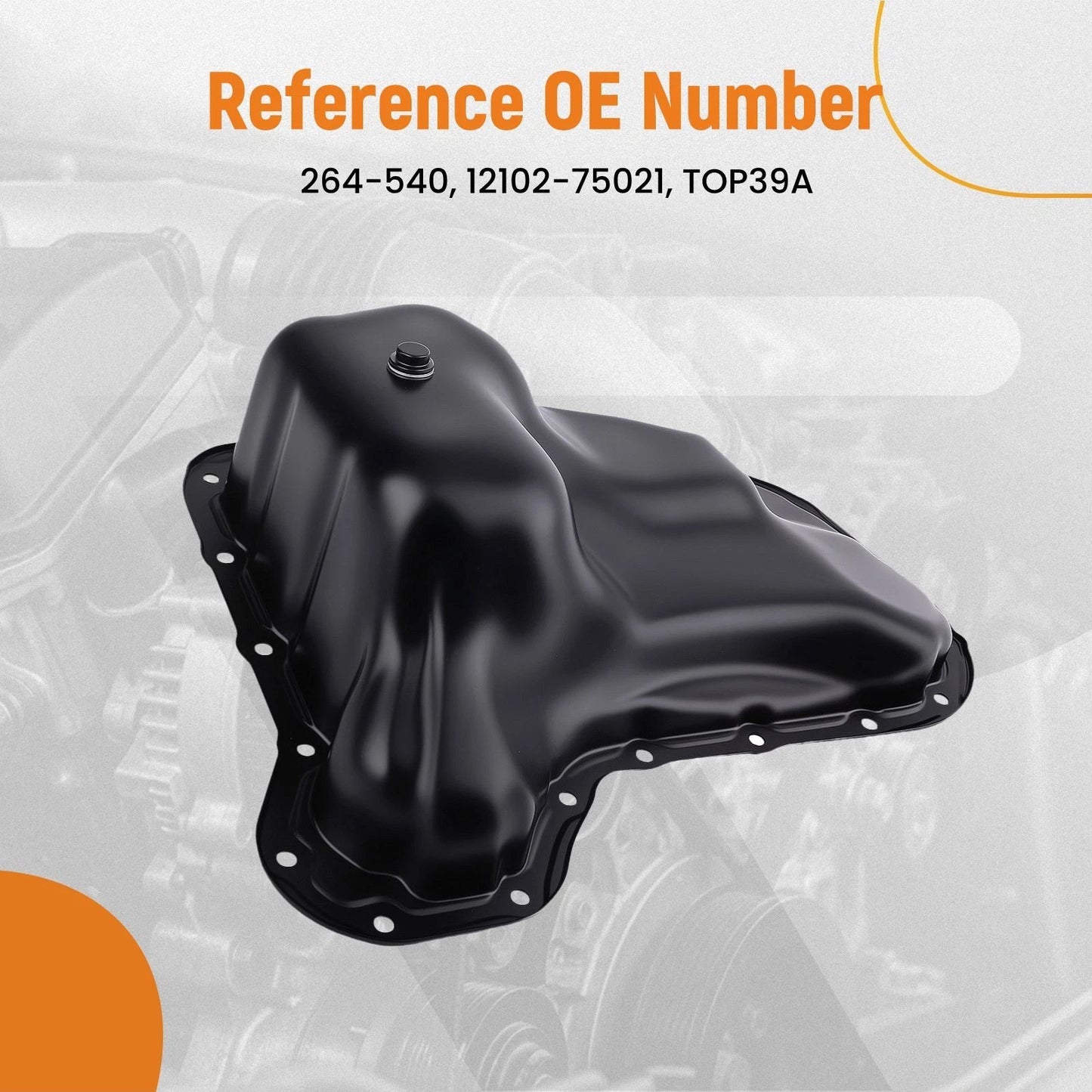 Engine Oil Sump Pan for Toyota 4Runner 2.7L (2005–2016)