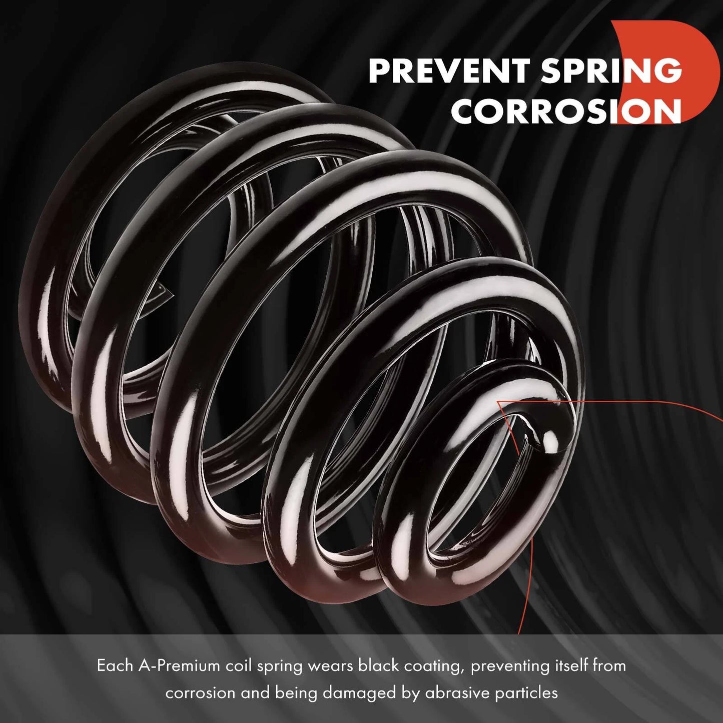 2X Front Coil Springs for Chevrolet Equinox (2007–2010) GMC Terrain