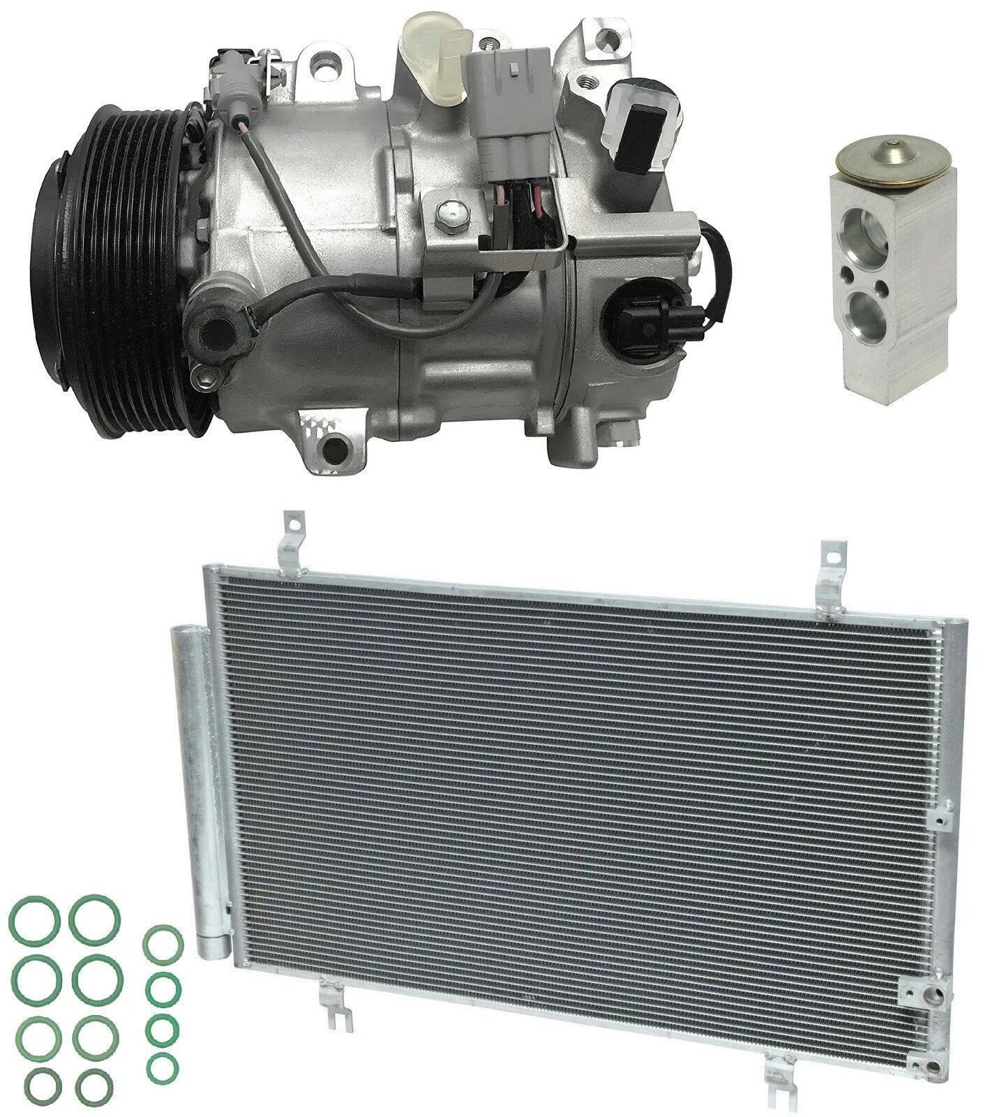 A/C Compressor Kit With Condenser for Lexus GS300 3.0L (2006–2009)