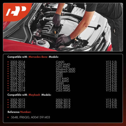 24x Iridium Platinum Spark Plugs for Mercedes-Benz S65 AMG (2007–2013)