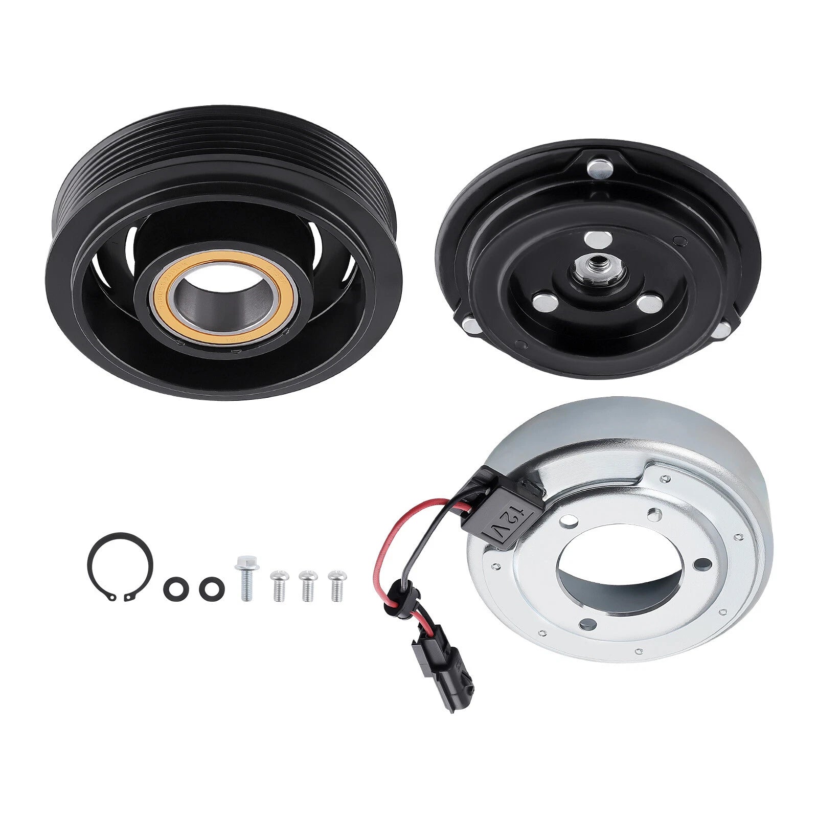 A/C Compressor Clutch Assembly Kit for Nissan Rogue (2008–2015)