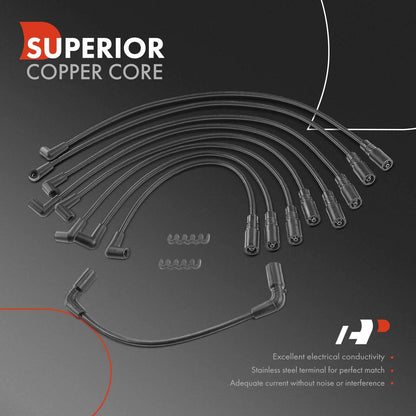 9x Spark Plug Wire Set for Chevrolet Tahoe (1996–2000)