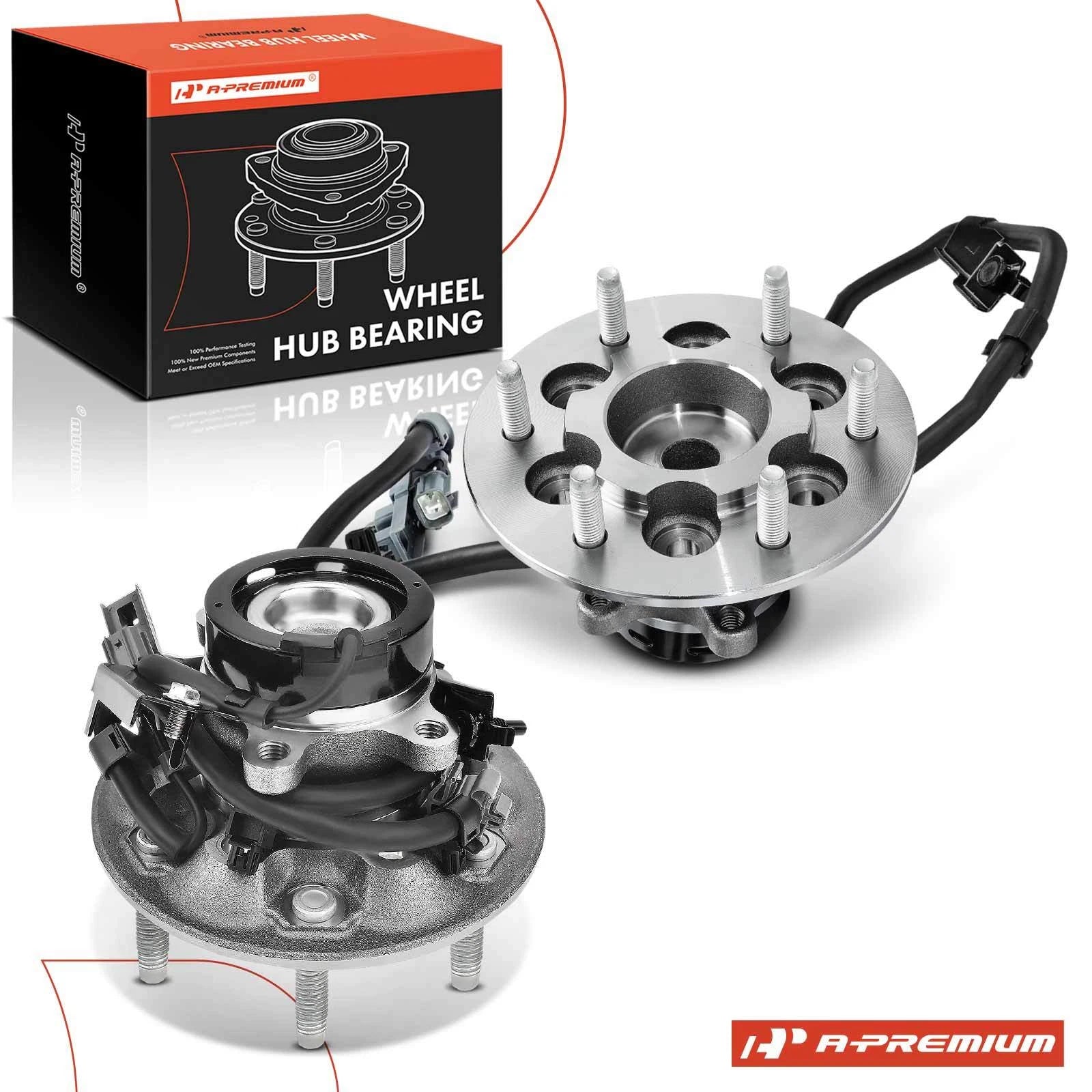 2X Front Wheel Hub & Bearing Assembly for Chevy Colorado GMC Canyon (2004–2012)