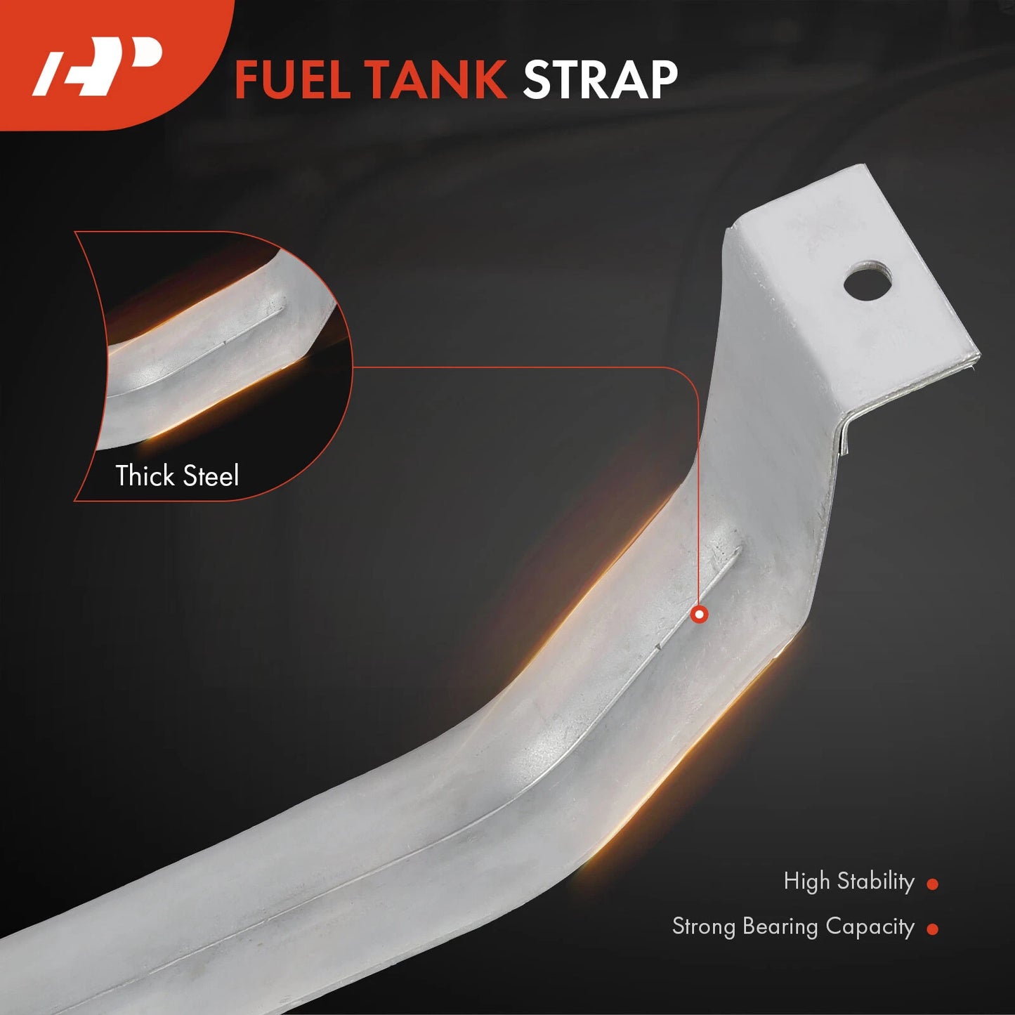 3X Steel Fuel Tank Straps for Chevrolet Venture (1997–2005)