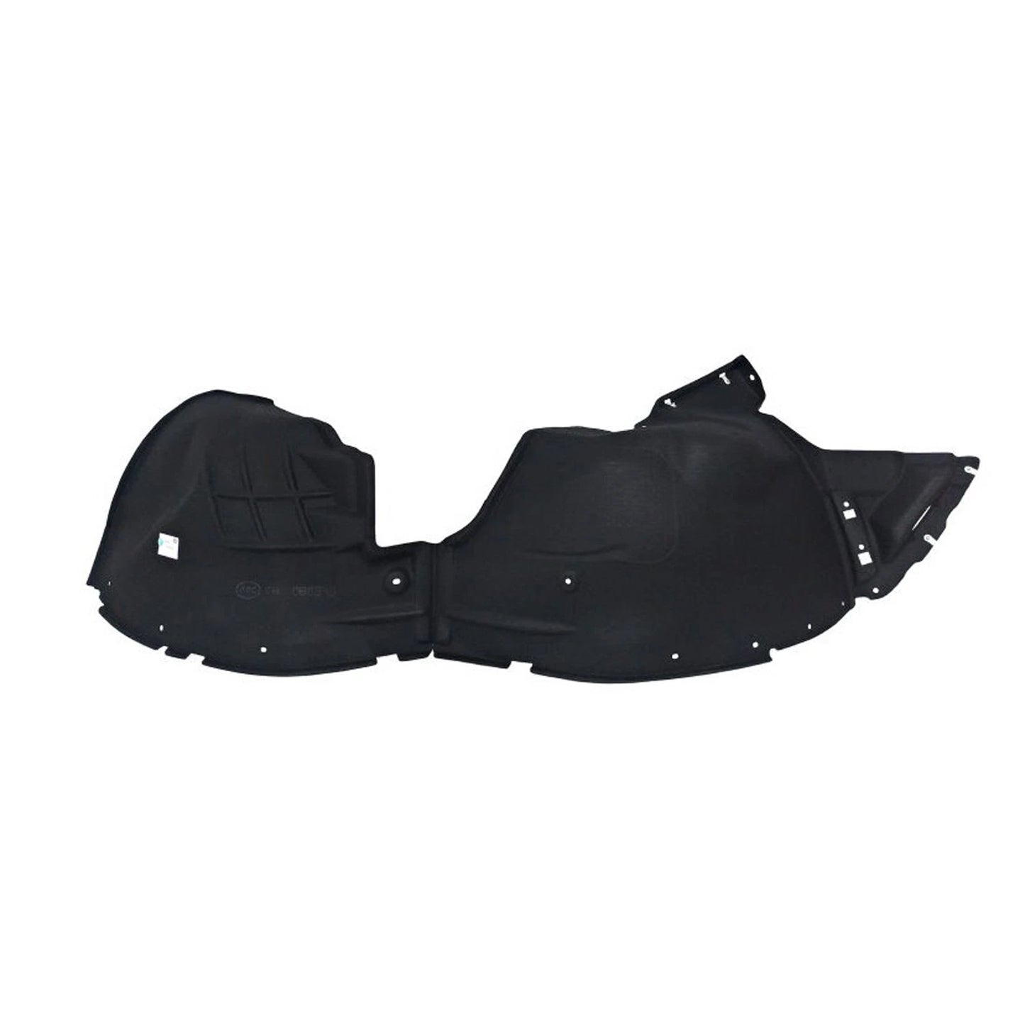 Replacement Polypropylene/PET Plastic Front Passenger Side Fender Liner