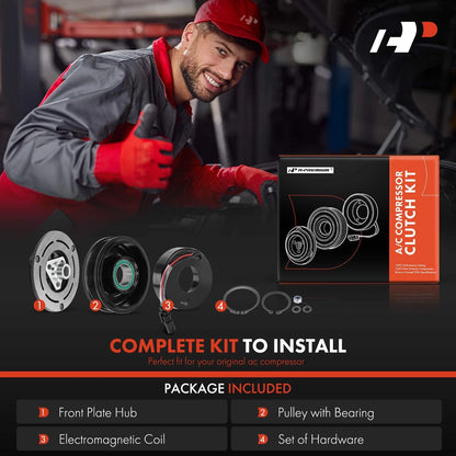A/C Compressor Clutch Kit for Chevy Cruze (2015–2019)