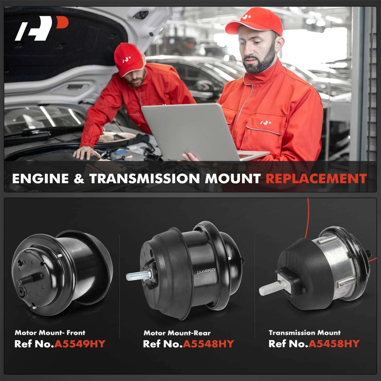 3X Engine Motor & Transmission Mount for Chevrolet Traverse (2009–2017)