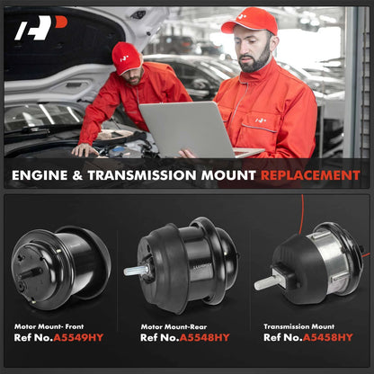 3X Engine Motor & Transmission Mount for Chevrolet Traverse (2009–2017)