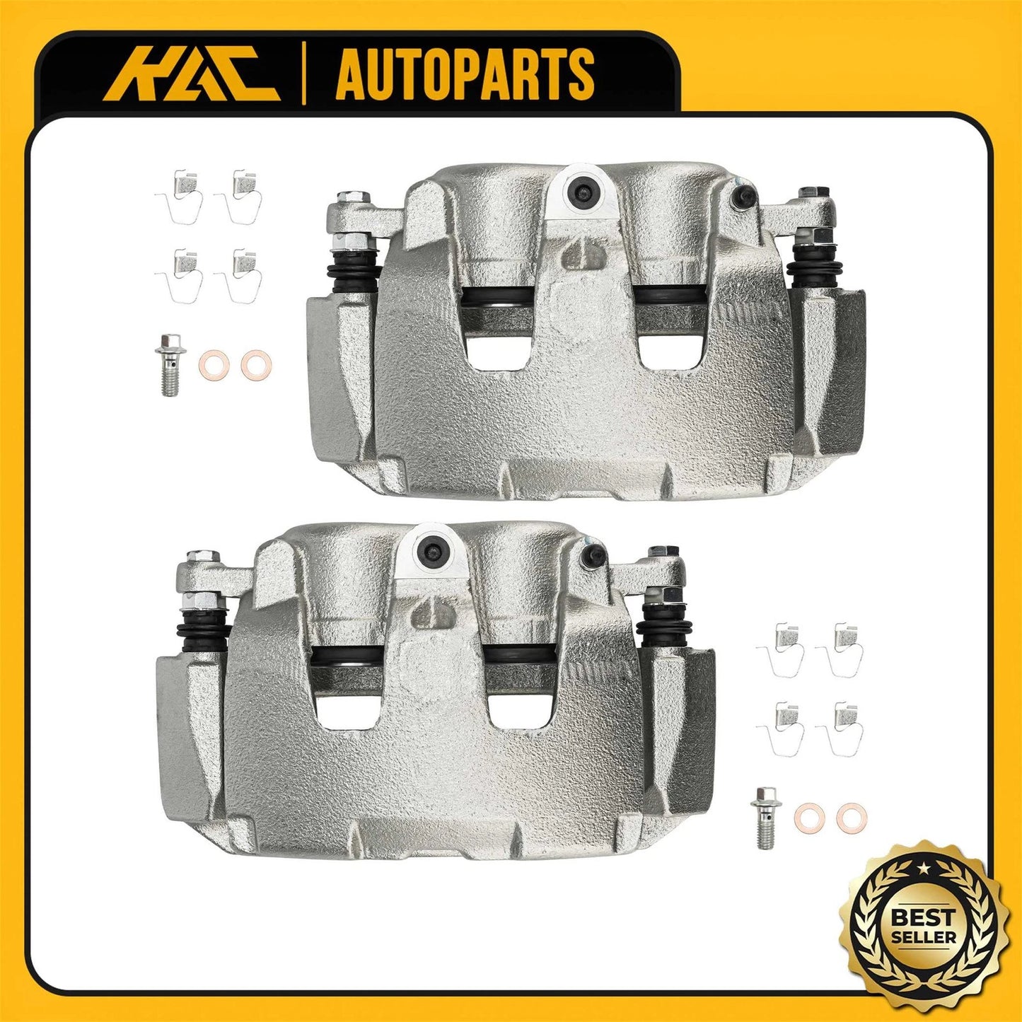 2x Front Brake Caliper Bracket for Dodge Dakota Ram 1500 (2002–2003)