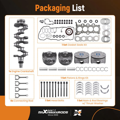 Engine Rebuild Gasket Kit for Hyundai Kia 1.8L (2010–2019)