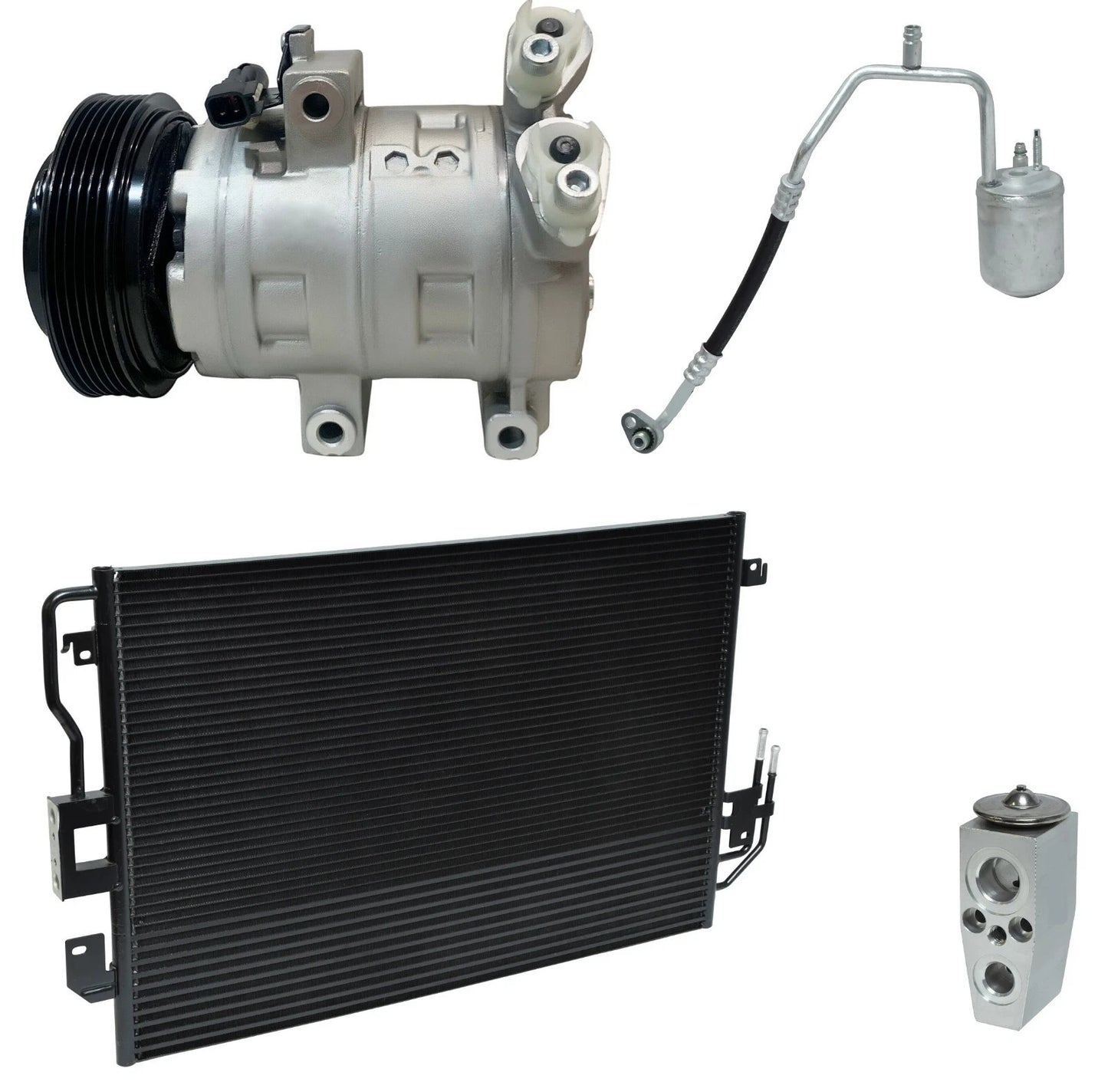 AC Compressor Kit With Condenser for Ford Escape 3.0L (2008–2012)