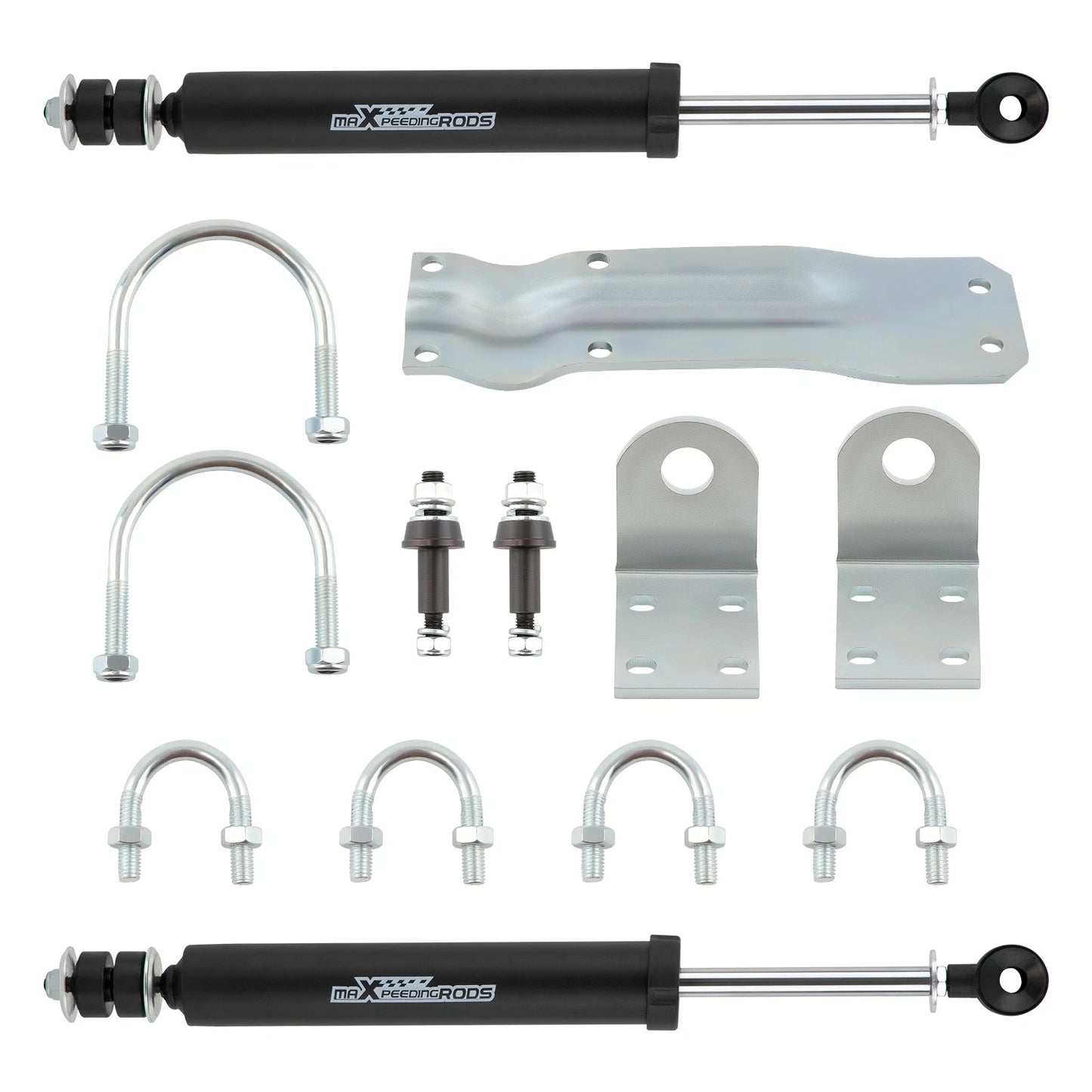 Dual Steering Stabilizer with Hardware for Dodge Ram 1500 4WD (1994–1999)