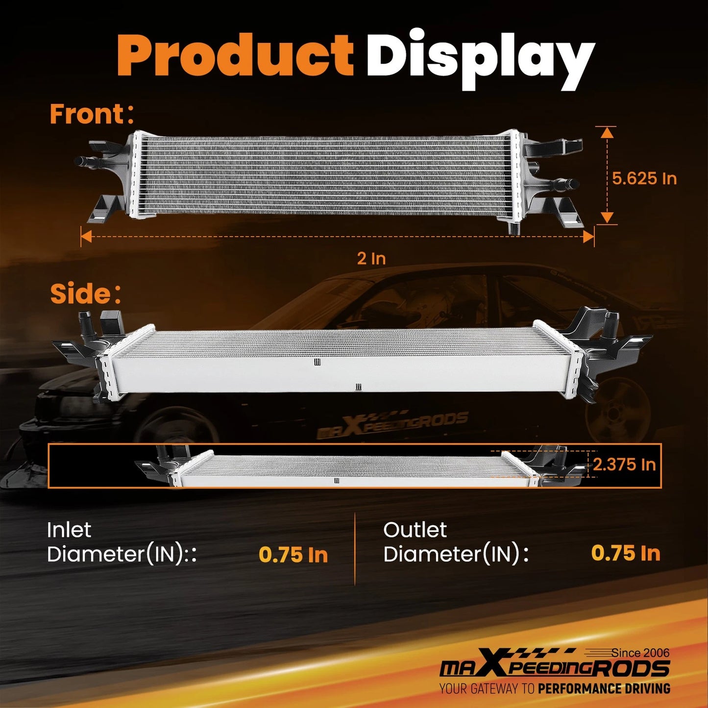 Air Cooled Intercooler for Ford Escape (2017–2019)