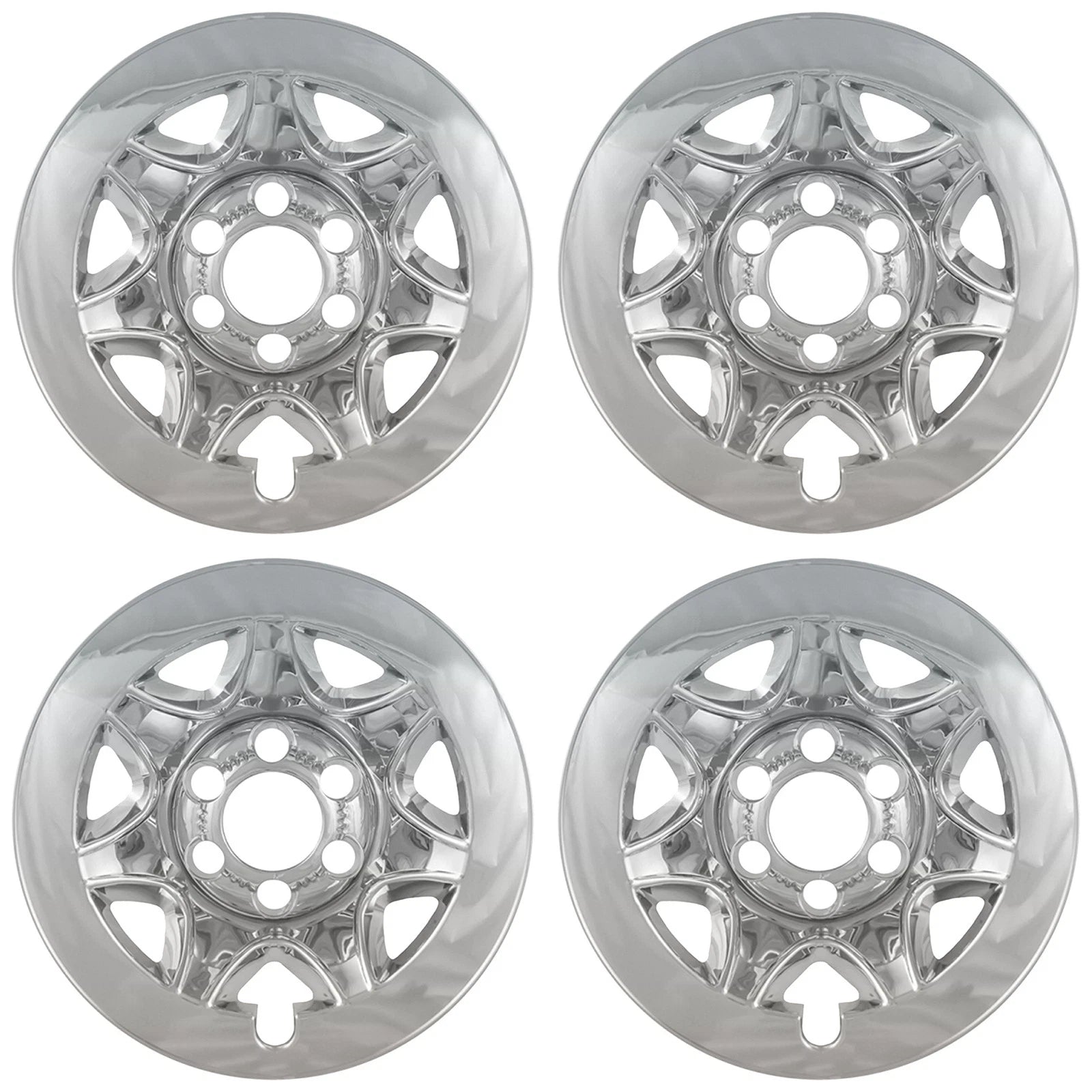 17" Chrome Wheel Skins for 2015-2017 Chevy Tahoe - 7 Spoke - UQSK0215
