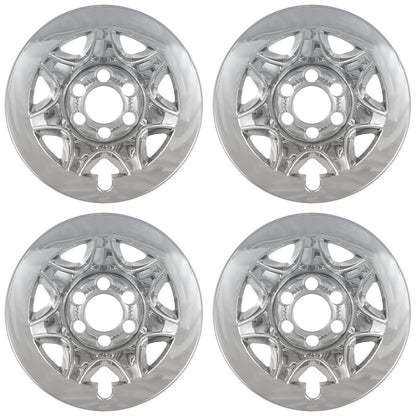 17" Chrome Wheel Skins for 2015-2017 Chevy Tahoe - 7 Spoke - UQSK0215