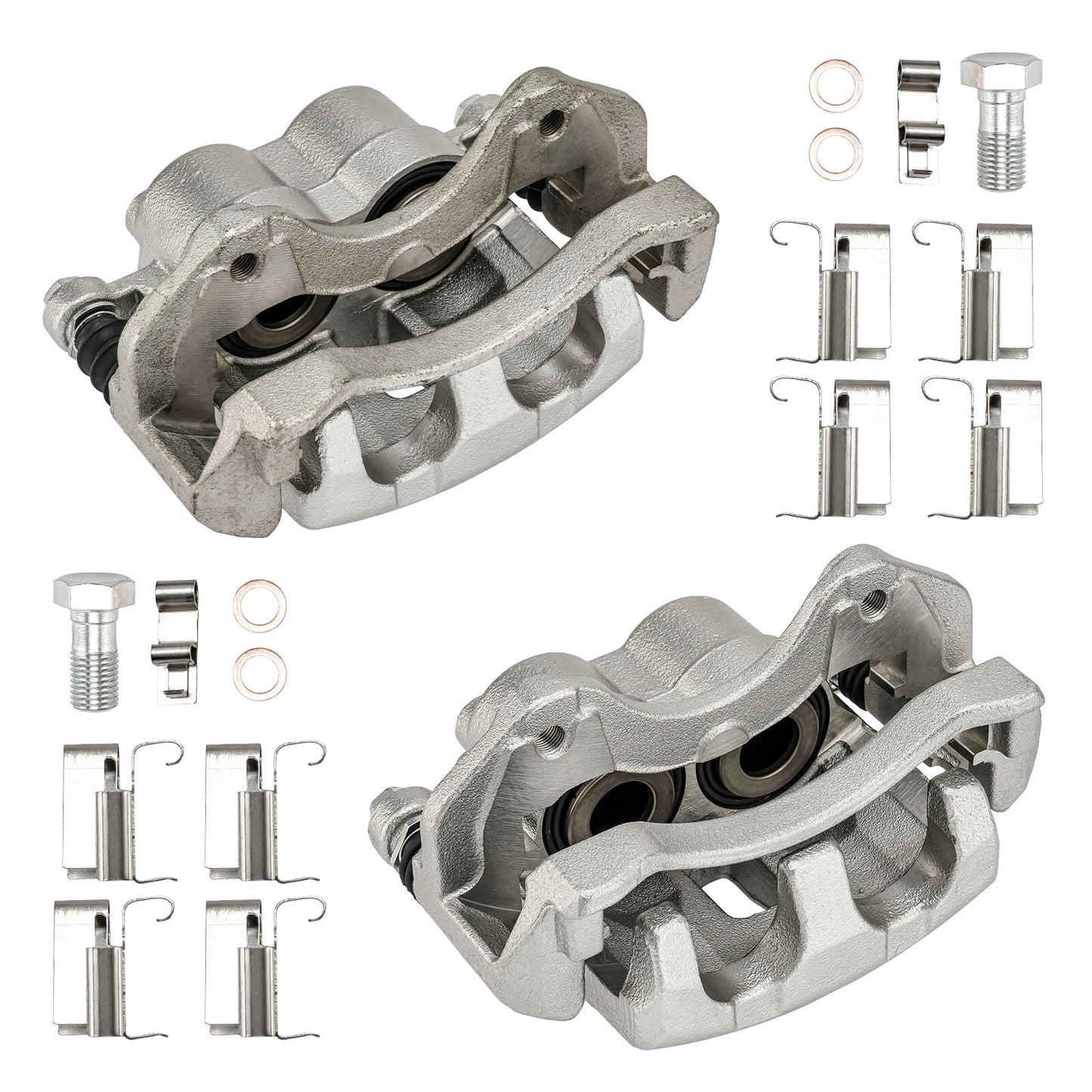 2x Brake Calipers with Bracket for Jeep WJ Grand Cherokee (1999–2004)