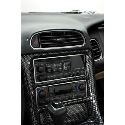 6pc Brushed Stainless Steel Dash Kit for 1997-2004 Chevy Corvette C5