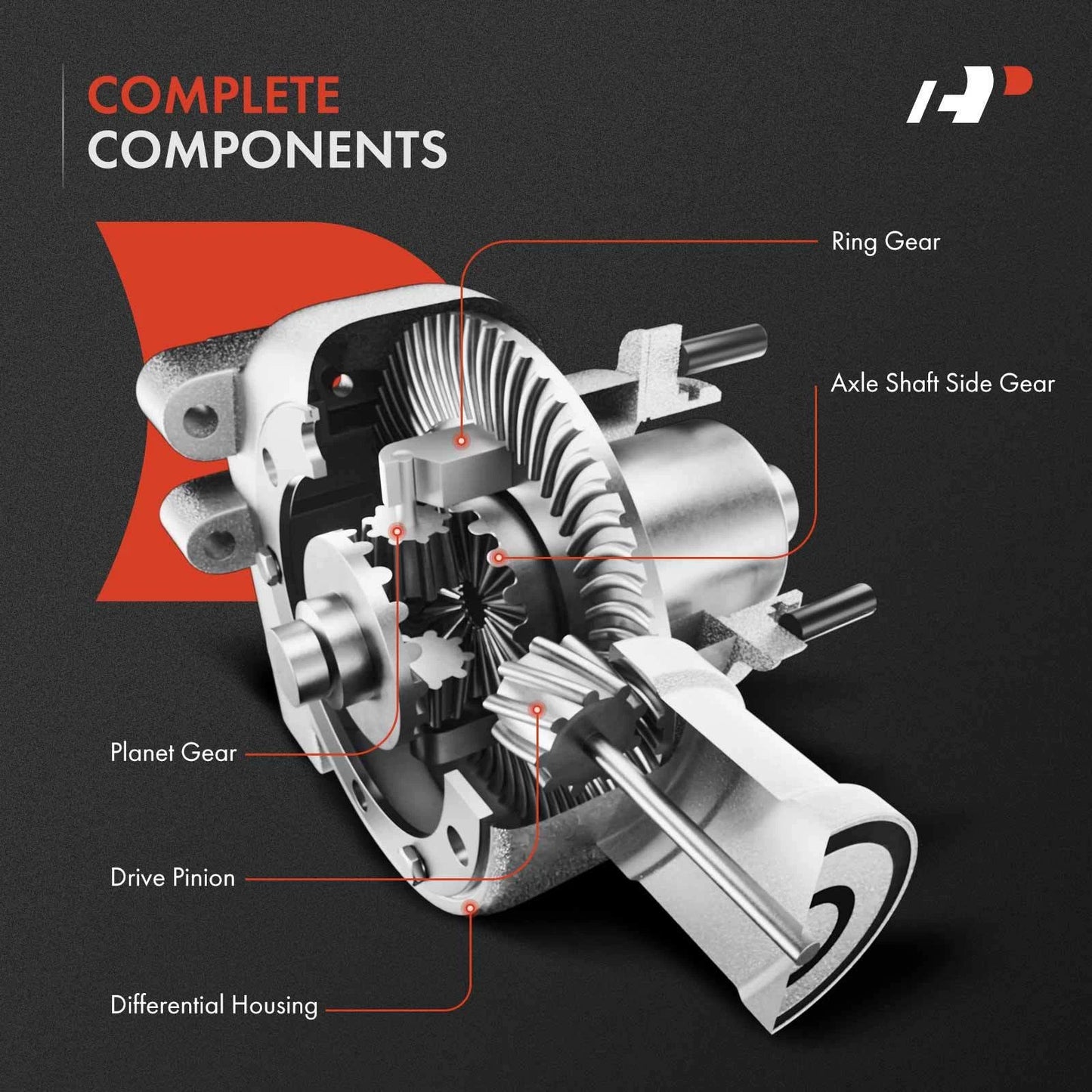 3.27 Ratio Differential Carrier for Mercedes AMG GT GLC63 AMG (2016–2023)