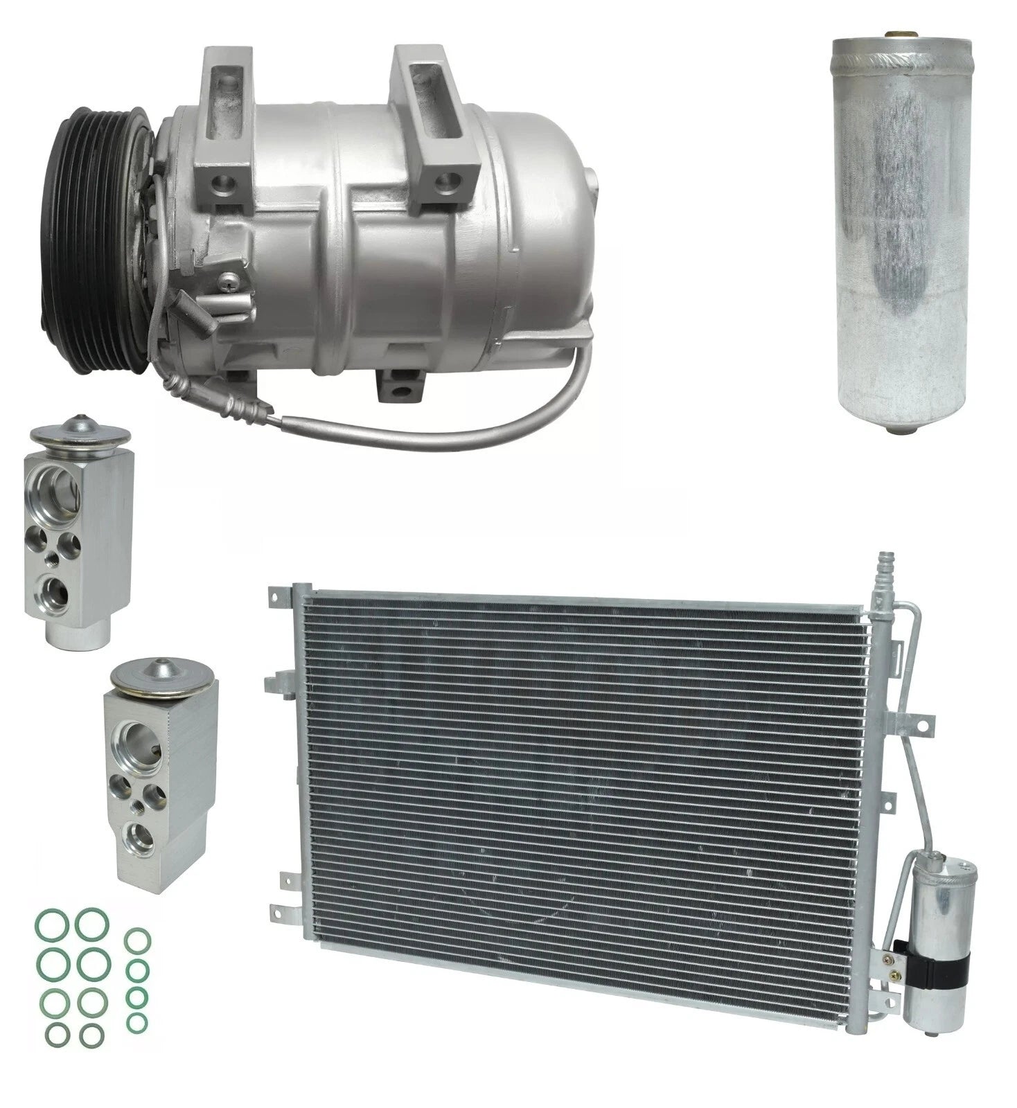 A/C Compressor Kit With Condenser for Volvo XC90 2004–2014