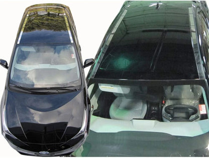 2pc. Luxury FX Stainless Steel Roof Insert Trim for 2016-2022 Toyota Prius