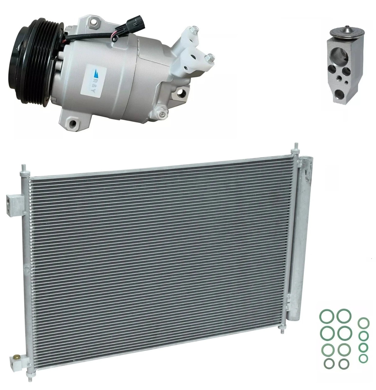 A C Compressor Kit With Condenser for Chevy City Express 2.0L (2017–2017)