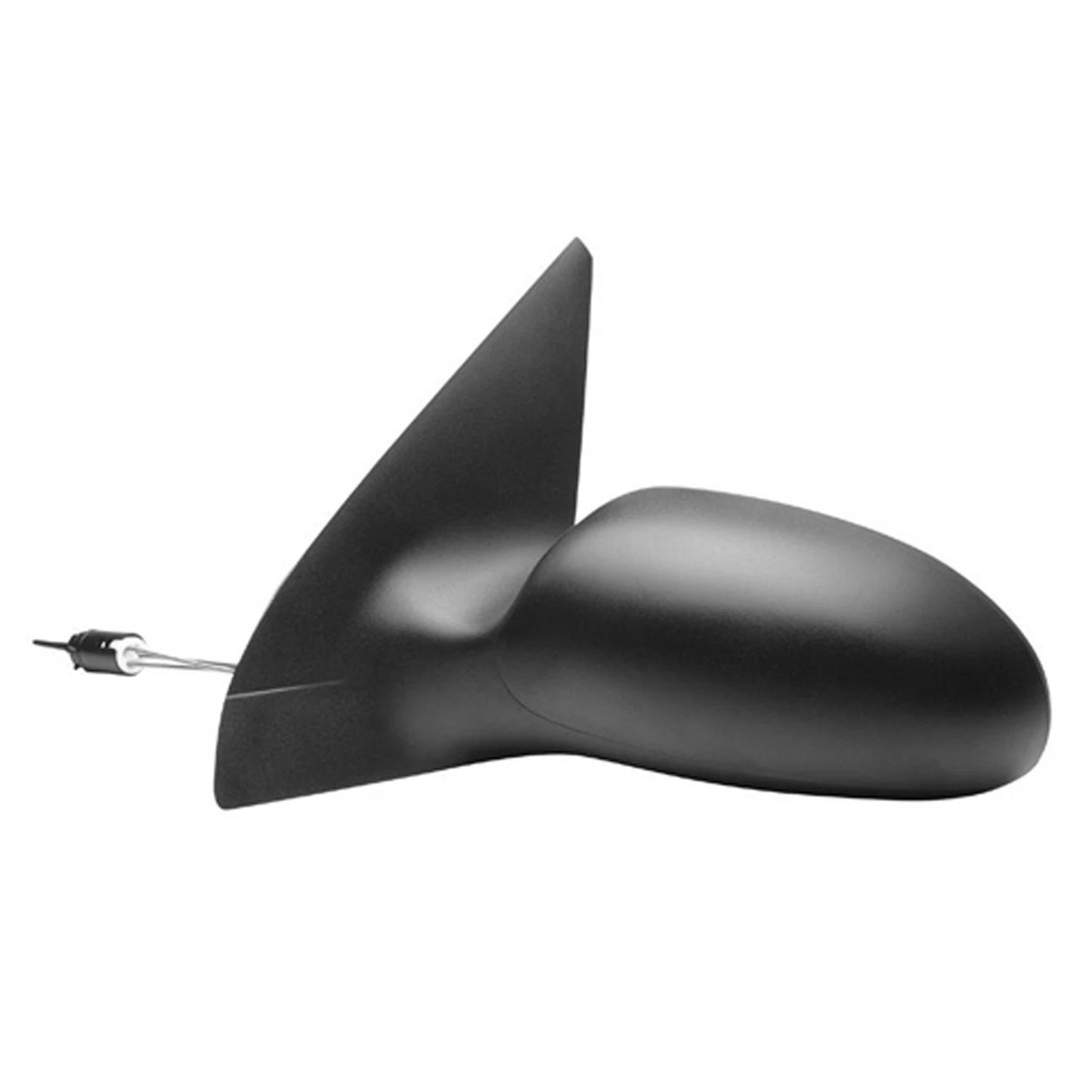 Replacement Black Textured Driver Side Manual Door Mirror Assembly